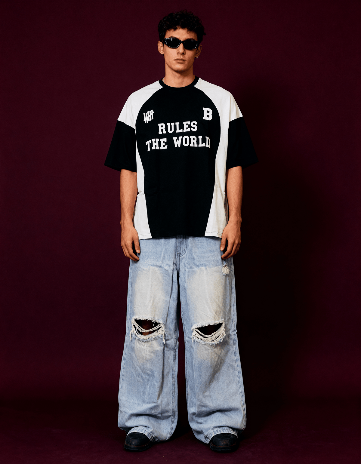 Rules The World Oversized T Shirt