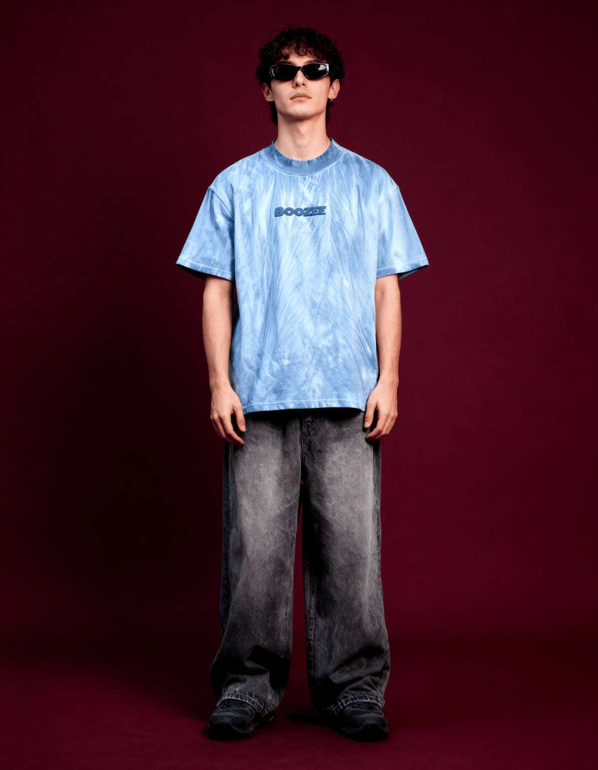 Blue Ice Dyed T-Shirt