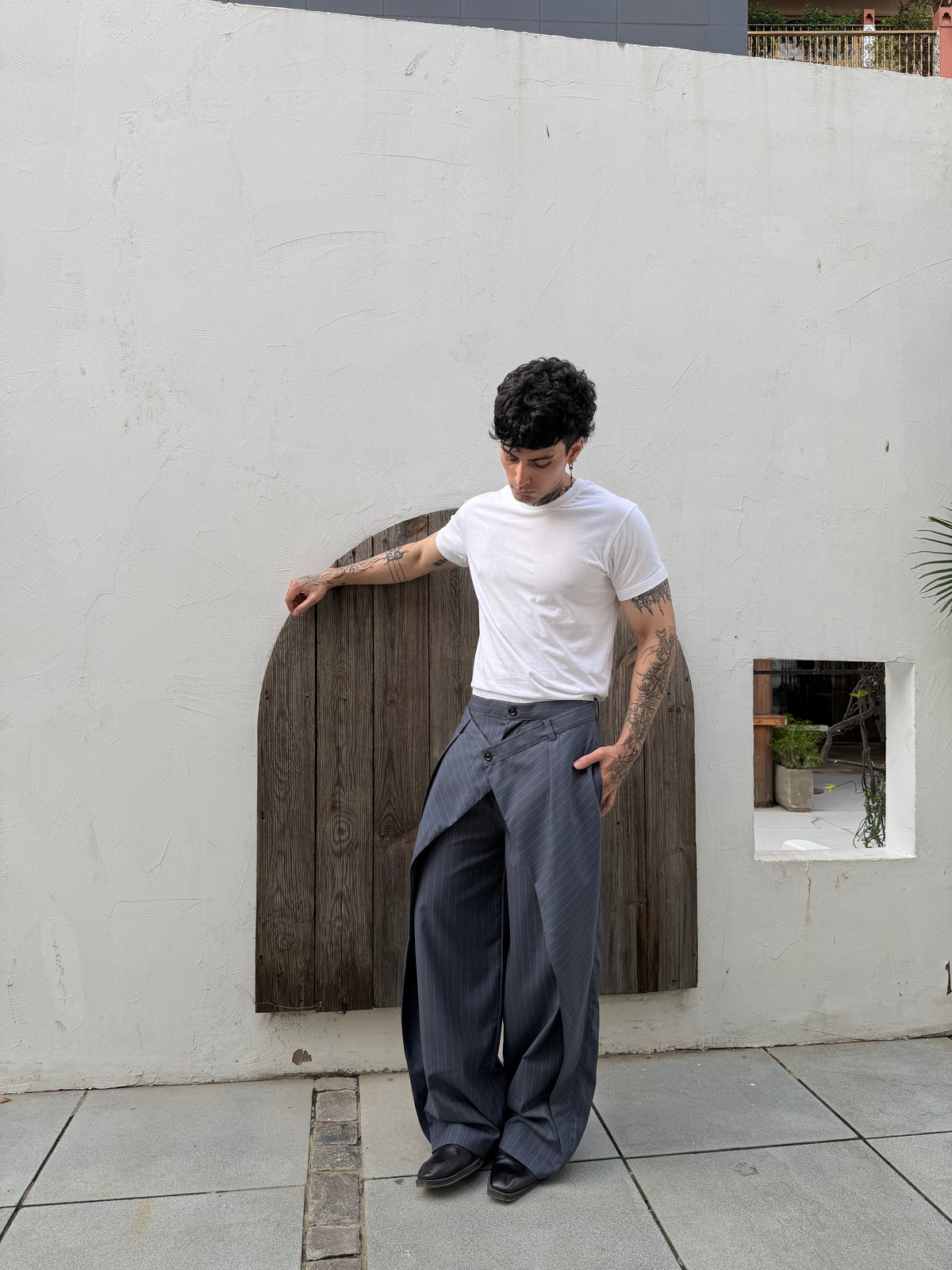 Forma Wrap Grey Trousers
