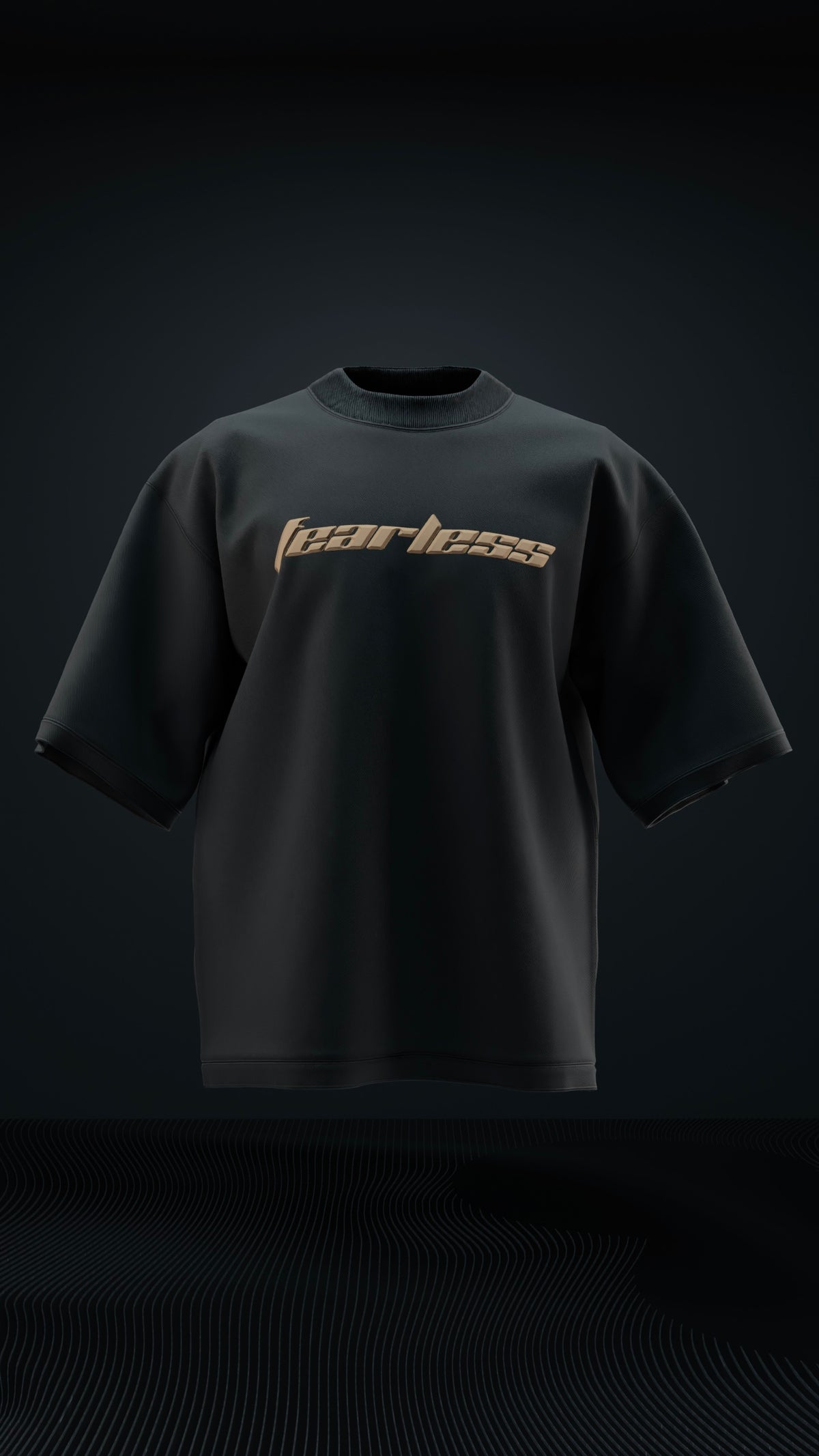 Fearless Tiger Oversized T Shirt