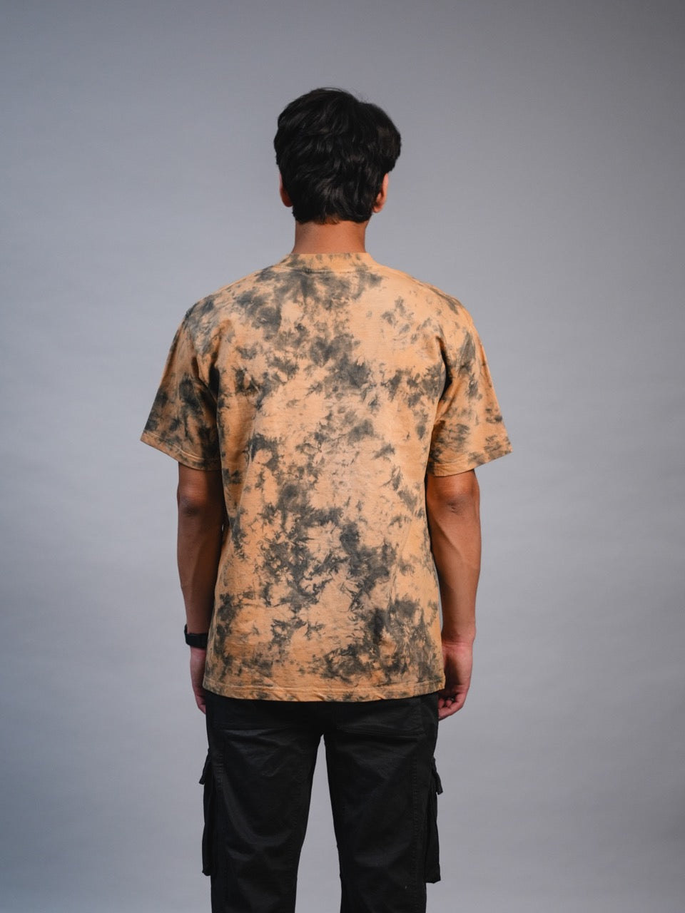 Orange Black Spray T-shirt
