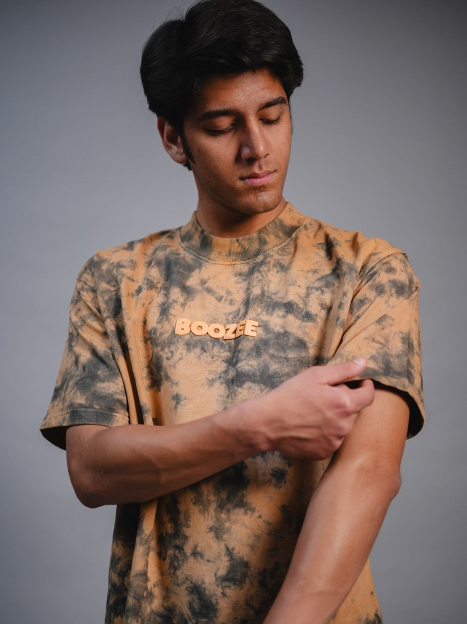 Orange Black Spray T-shirt