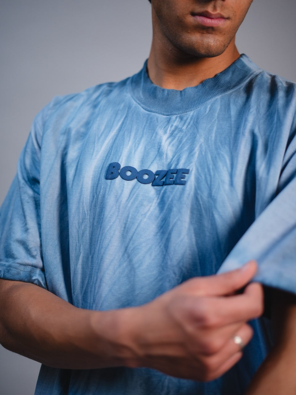Blue Ice Dyed T-Shirt