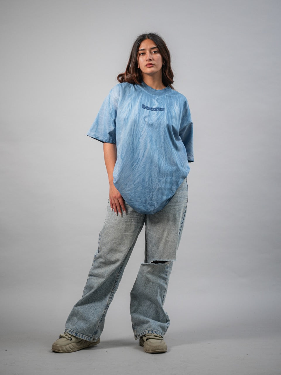 Blue Ice Dyed T-Shirt