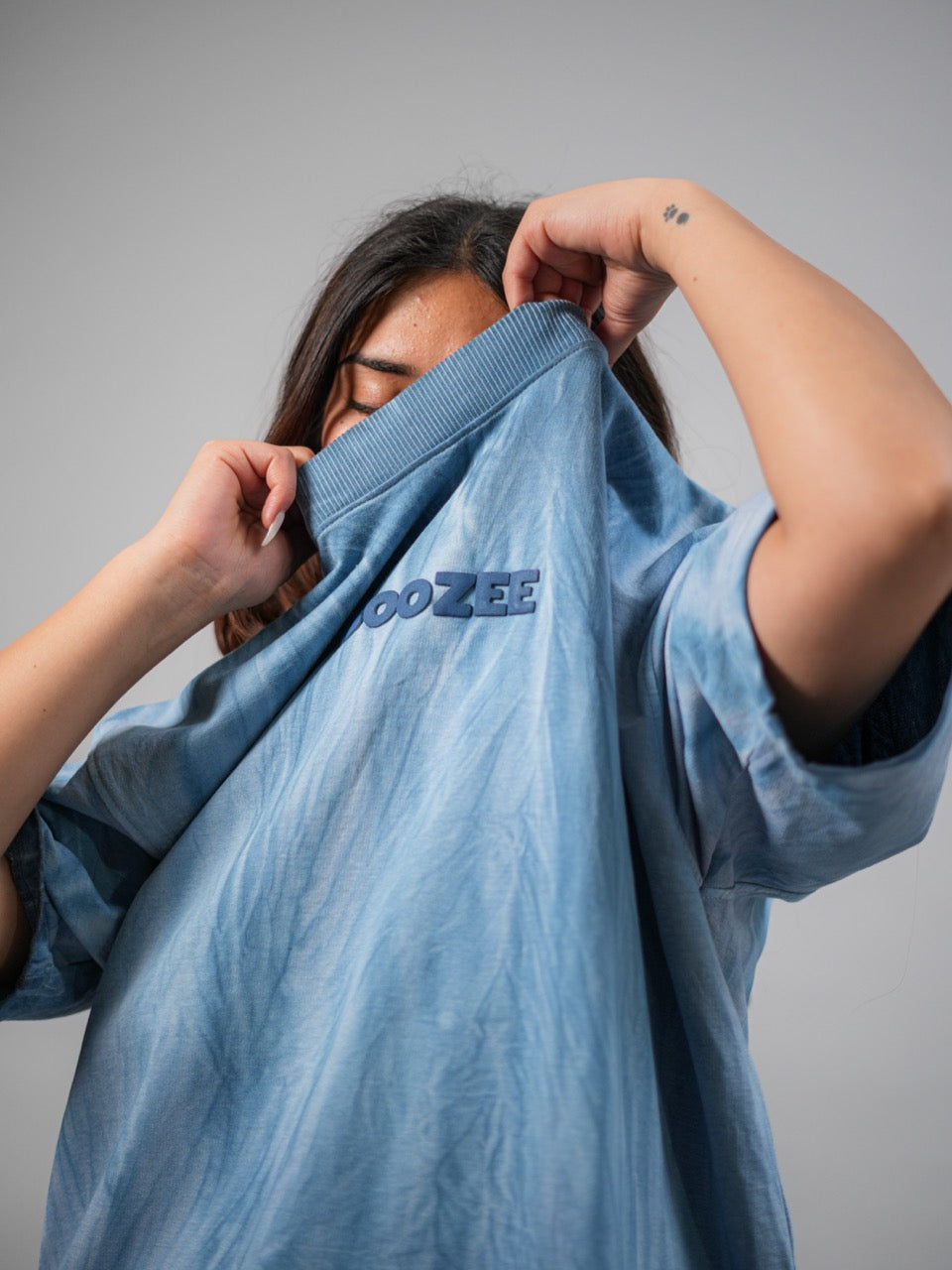 Blue Ice Dyed T-Shirt