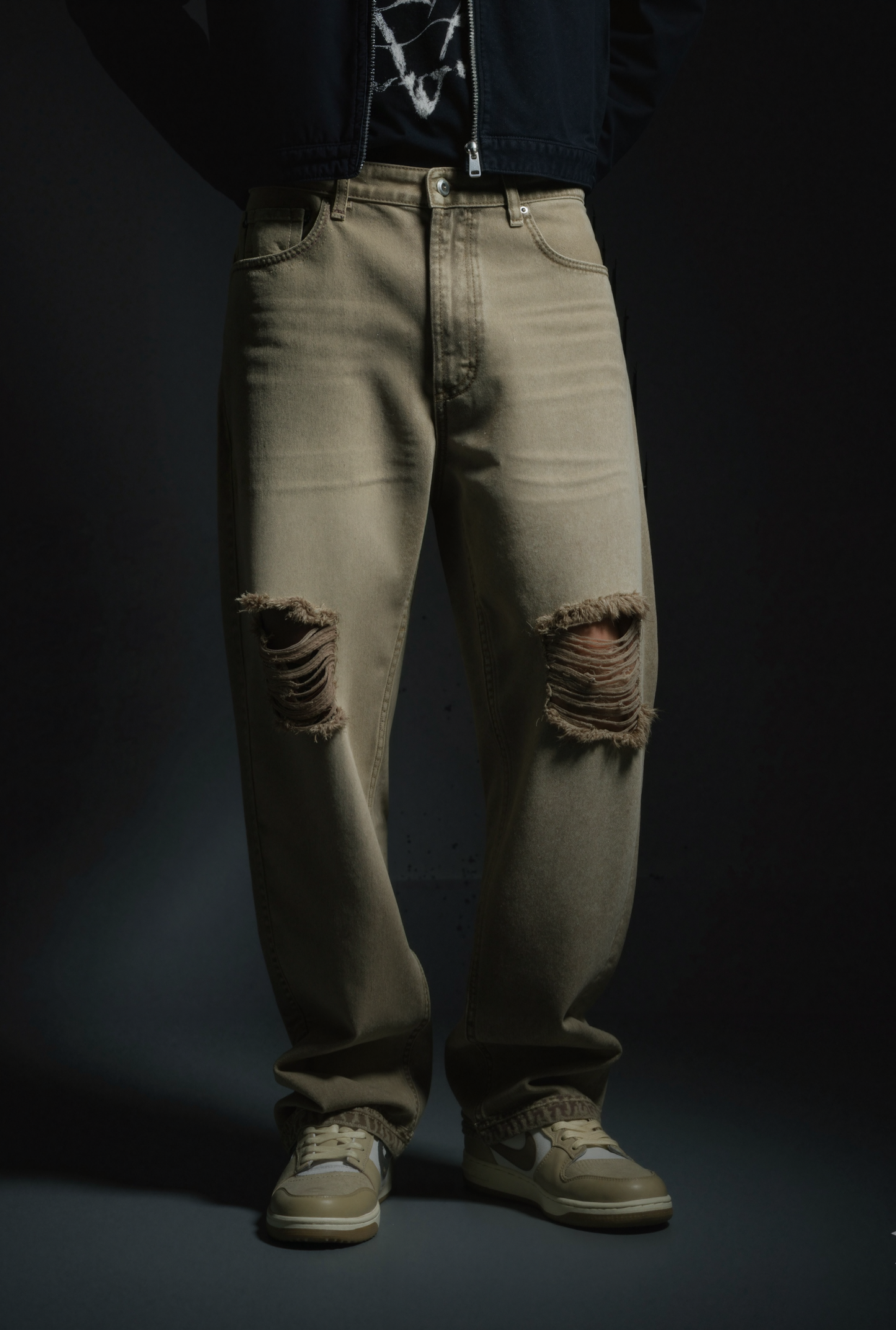Sand Wash Baggy Denim