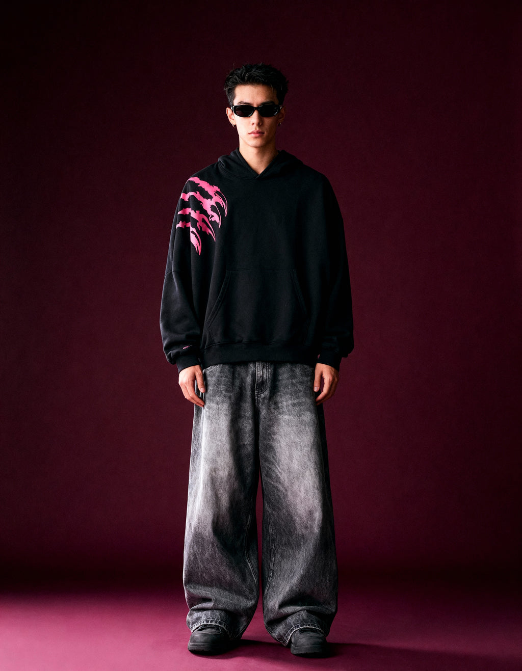 Inferno Dragon Oversized Hoodie