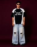 Rules The World Oversized T Shirt