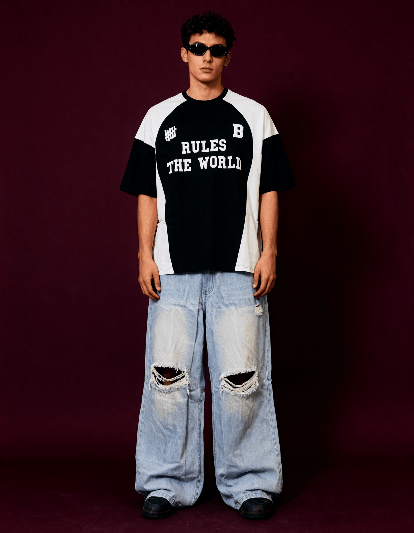 Rules The World Oversized T Shirt