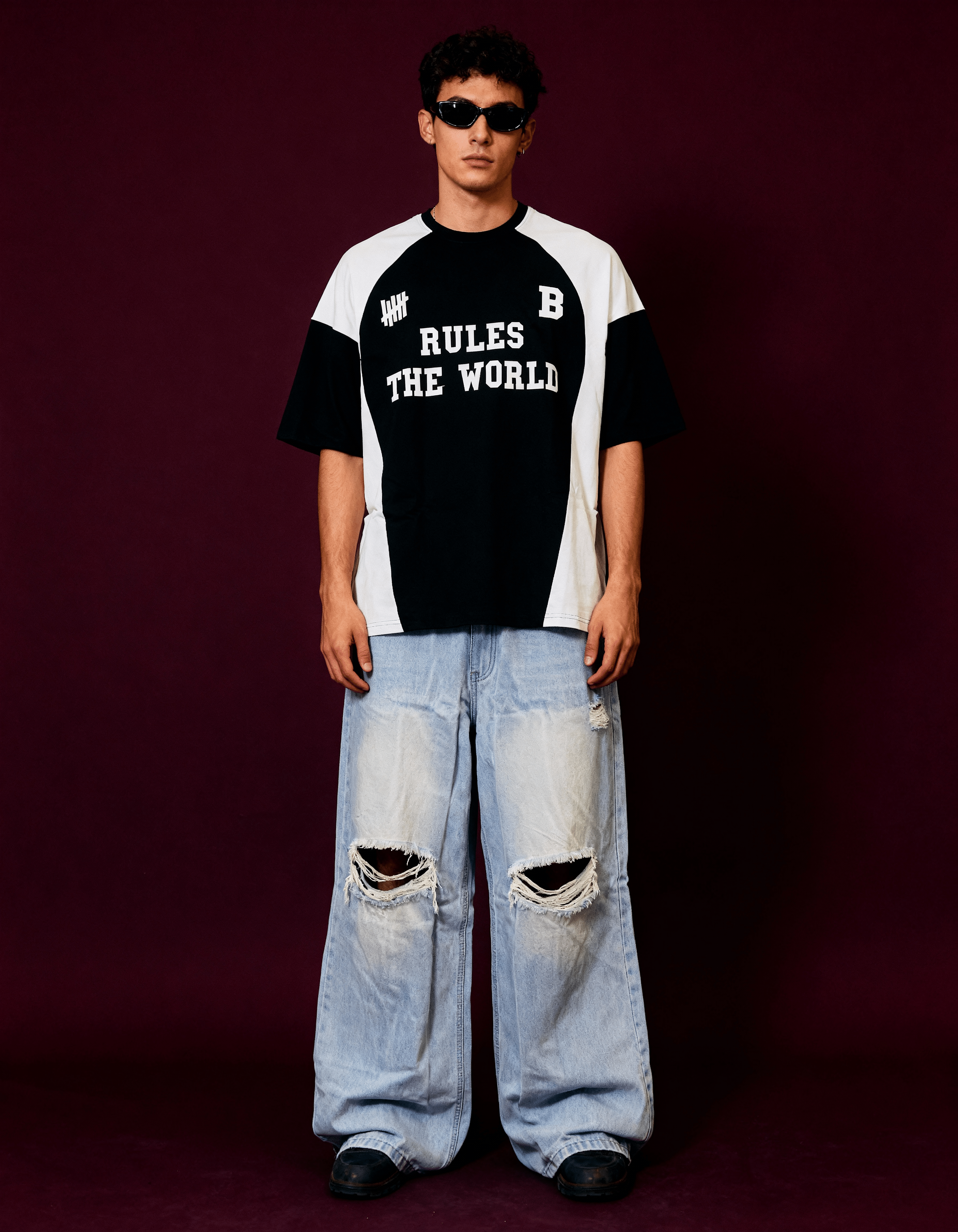 Rules The World Oversized T Shirt