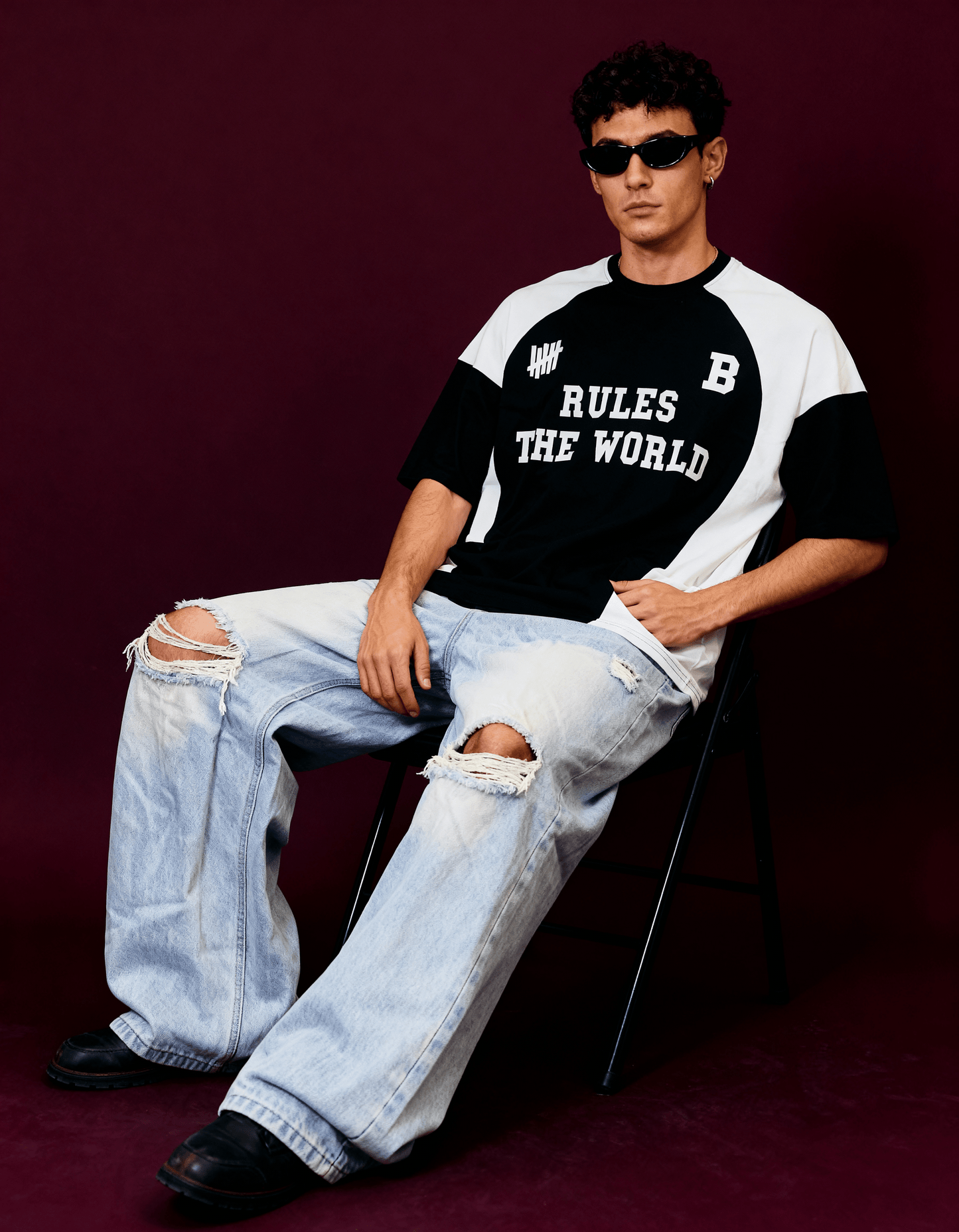 Rules The World Oversized T Shirt