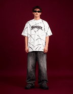 White - Brushstroke Drip Tshirt
