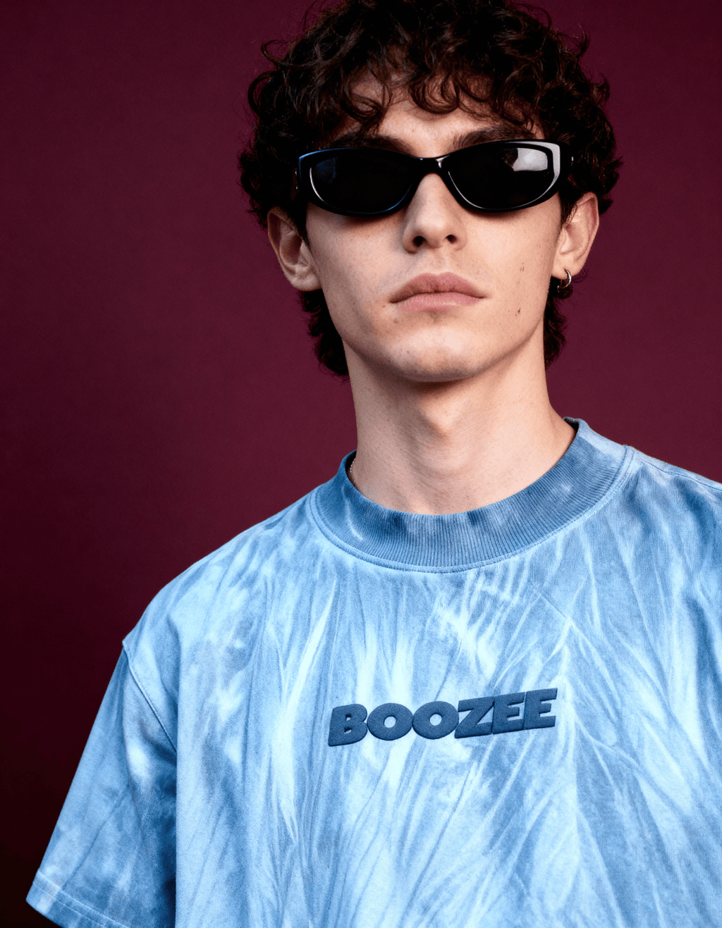 Blue Ice Dyed T-Shirt