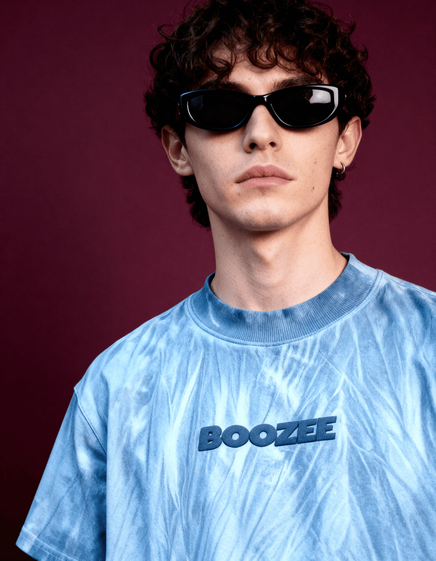 Blue Ice Dyed T-Shirt