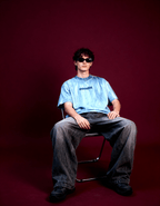 Blue Ice Dyed T-Shirt