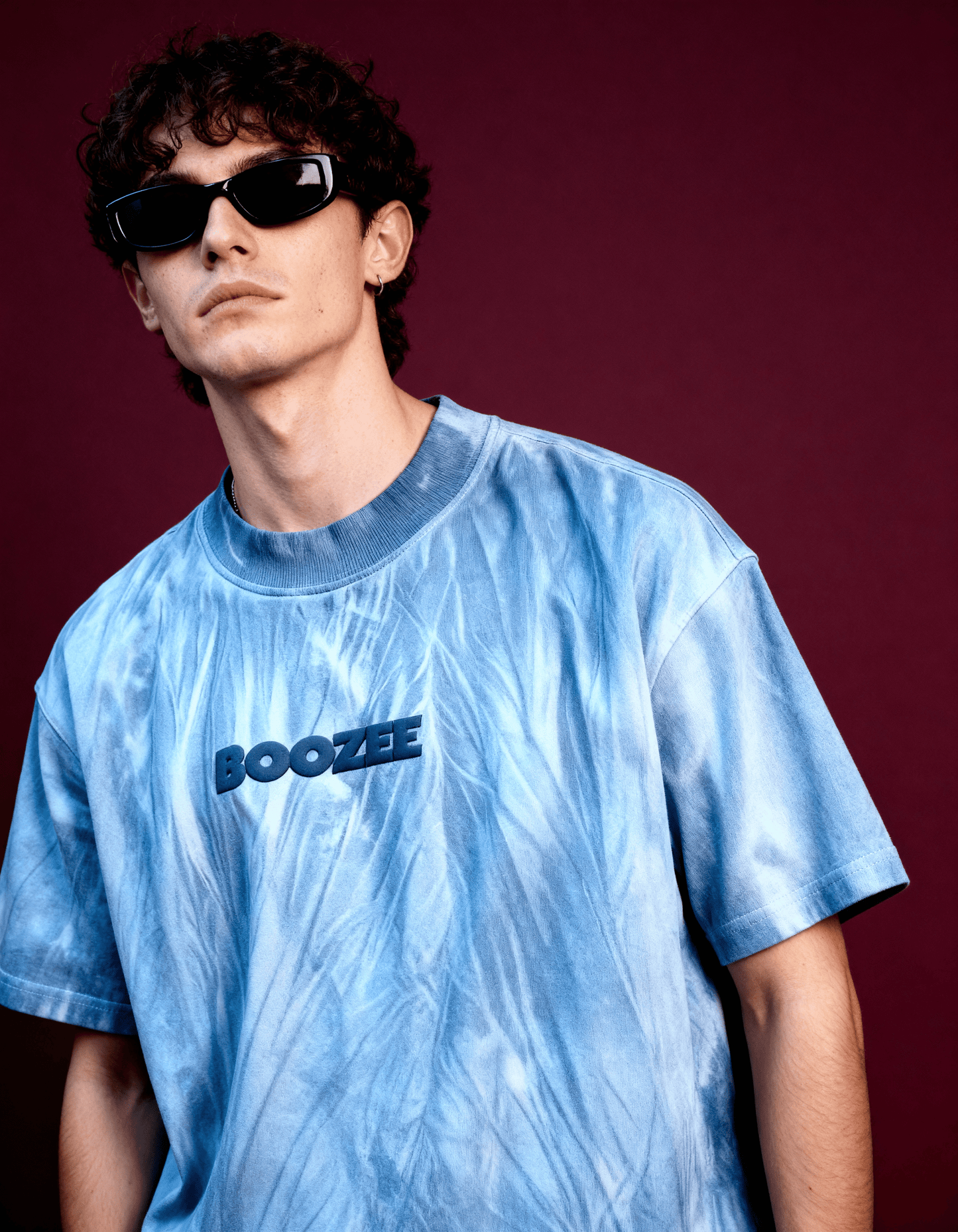 Blue Ice Dyed T-Shirt