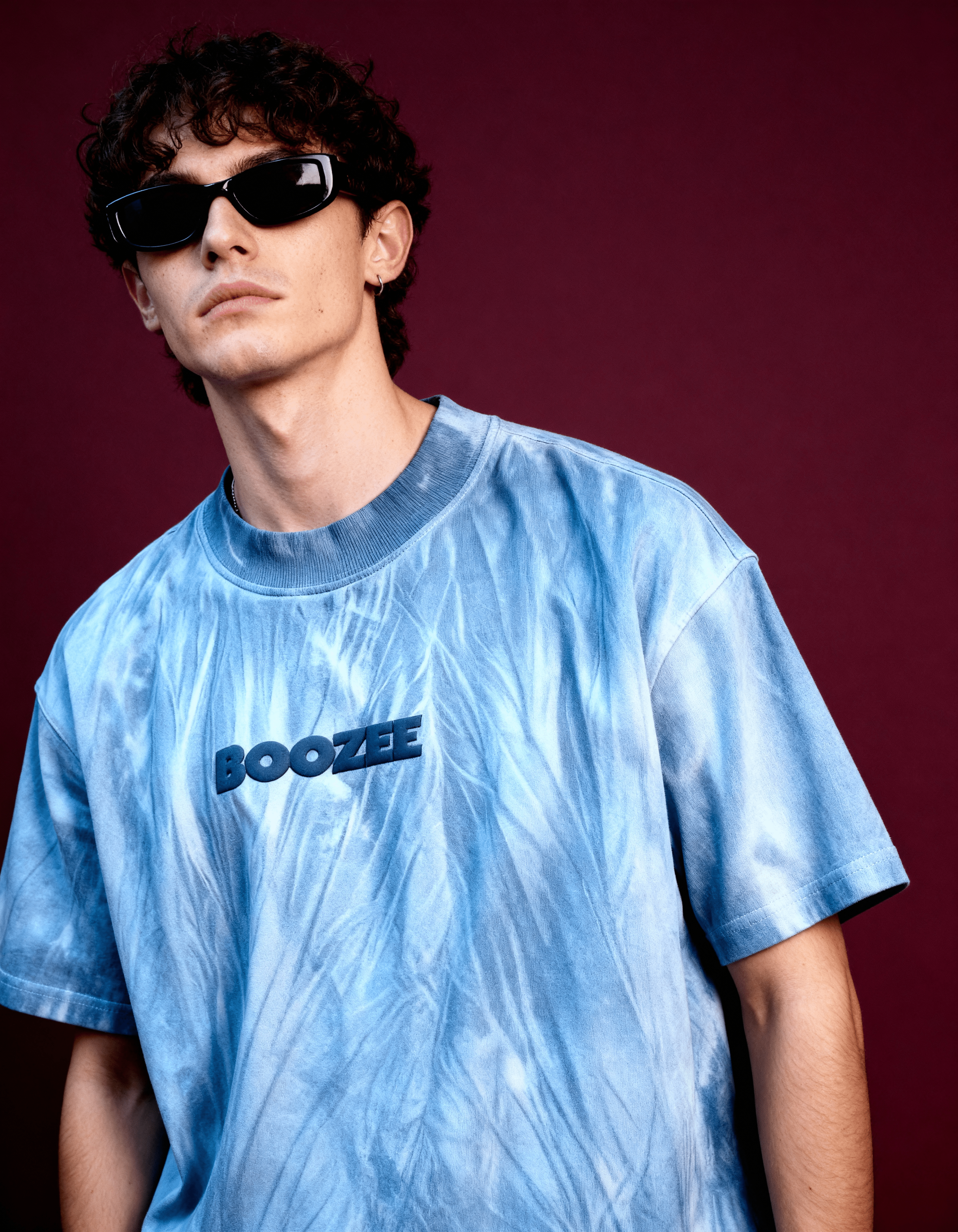 Blue Ice Dyed T-Shirt