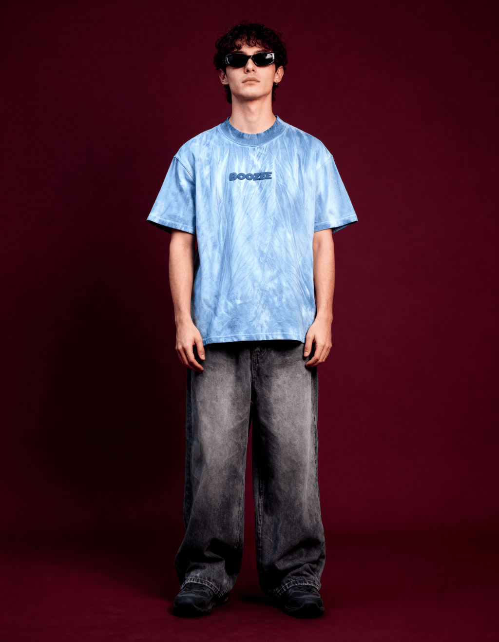 Blue Ice Dyed T-Shirt