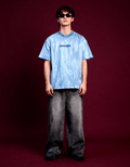 Blue Ice Dyed T-Shirt