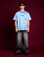 Blue Ice Dyed T-Shirt