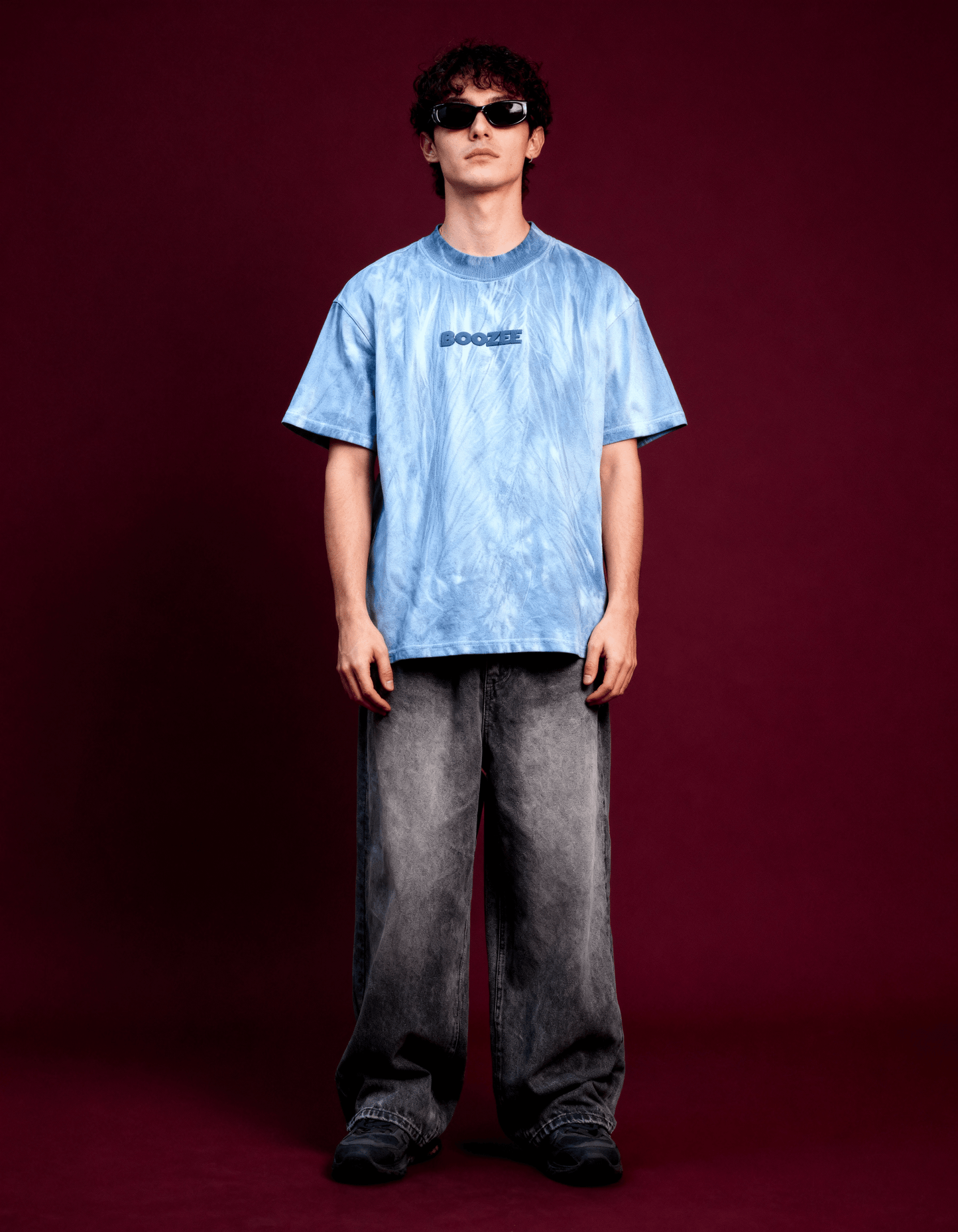 Blue Ice Dyed T-Shirt