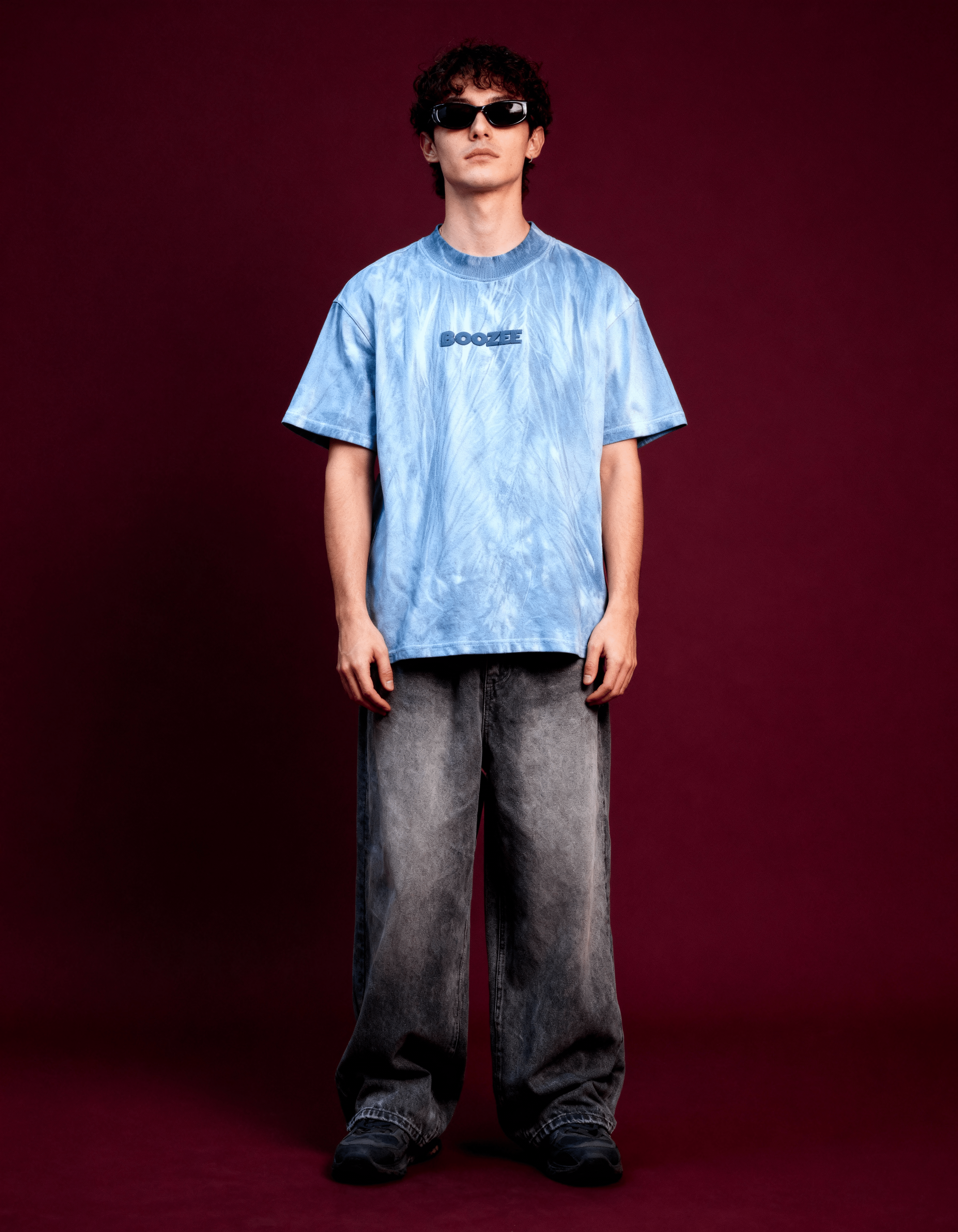 Blue Ice Dyed T-Shirt