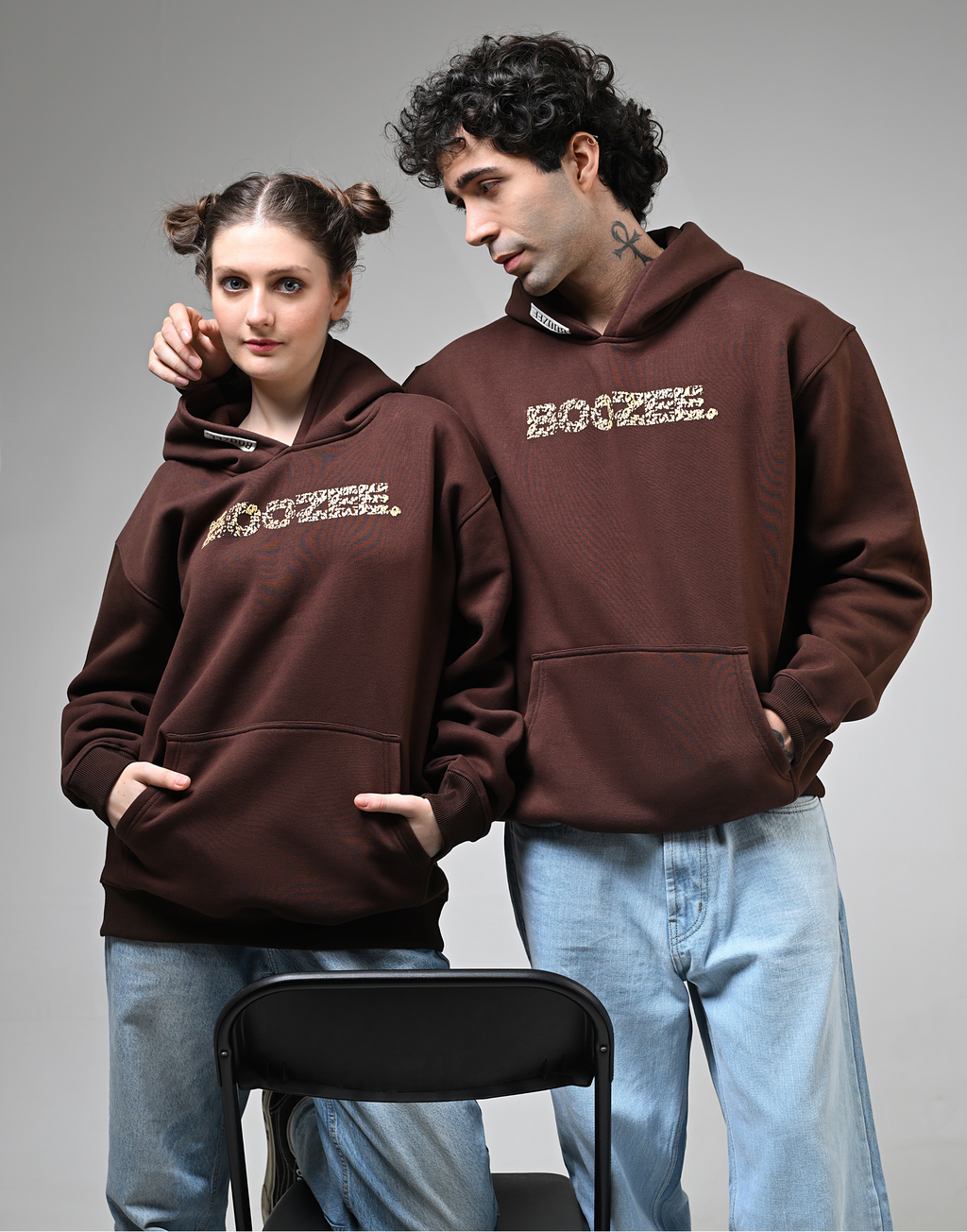 Oversized Hoodies - Mandala Vector Dear Hoodie