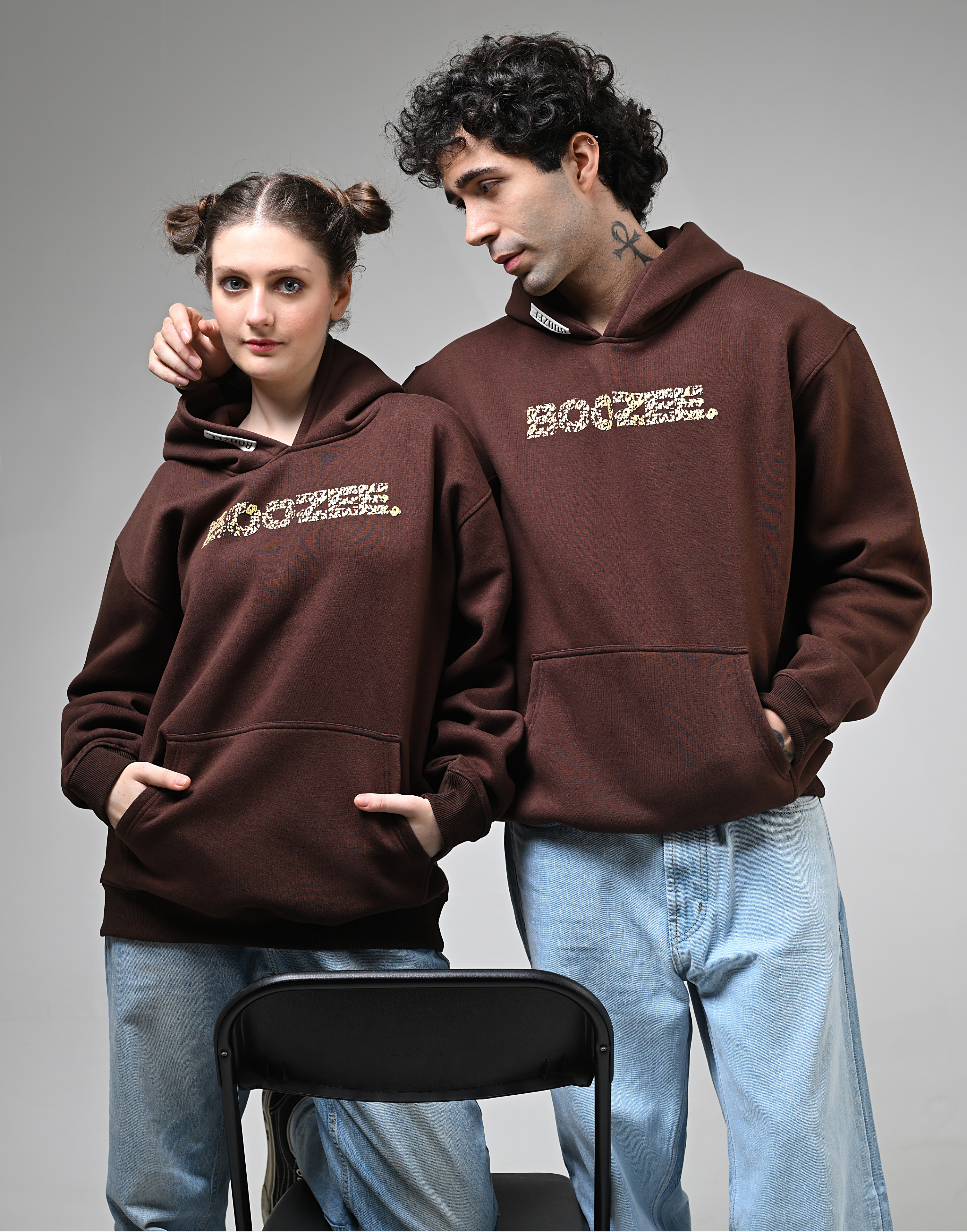 Oversized Hoodies - Mandala Vector Dear Hoodie