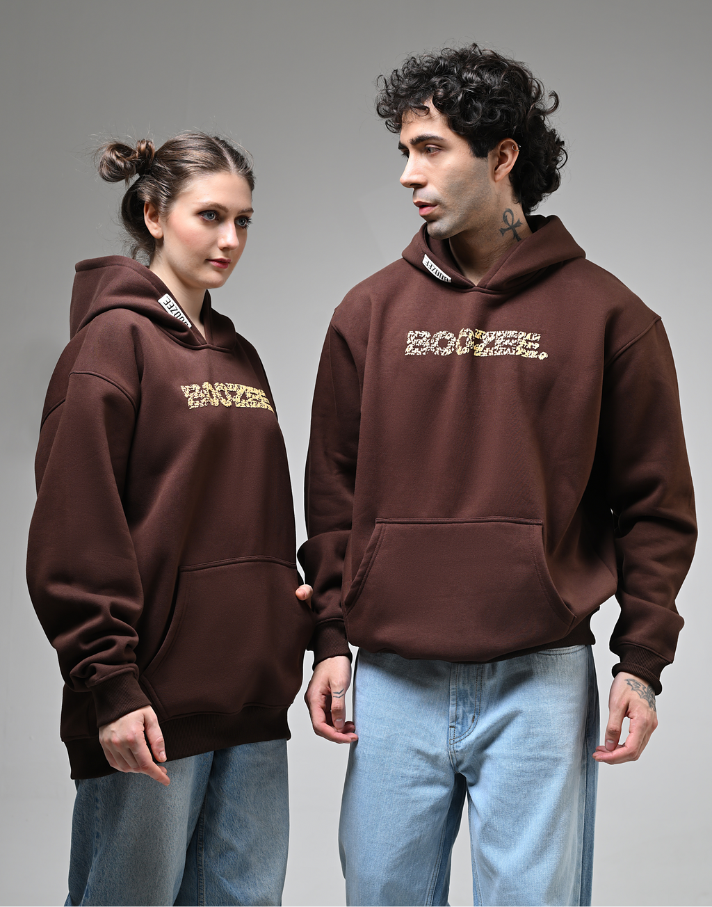 Oversized Hoodies - Mandala Vector Dear Hoodie