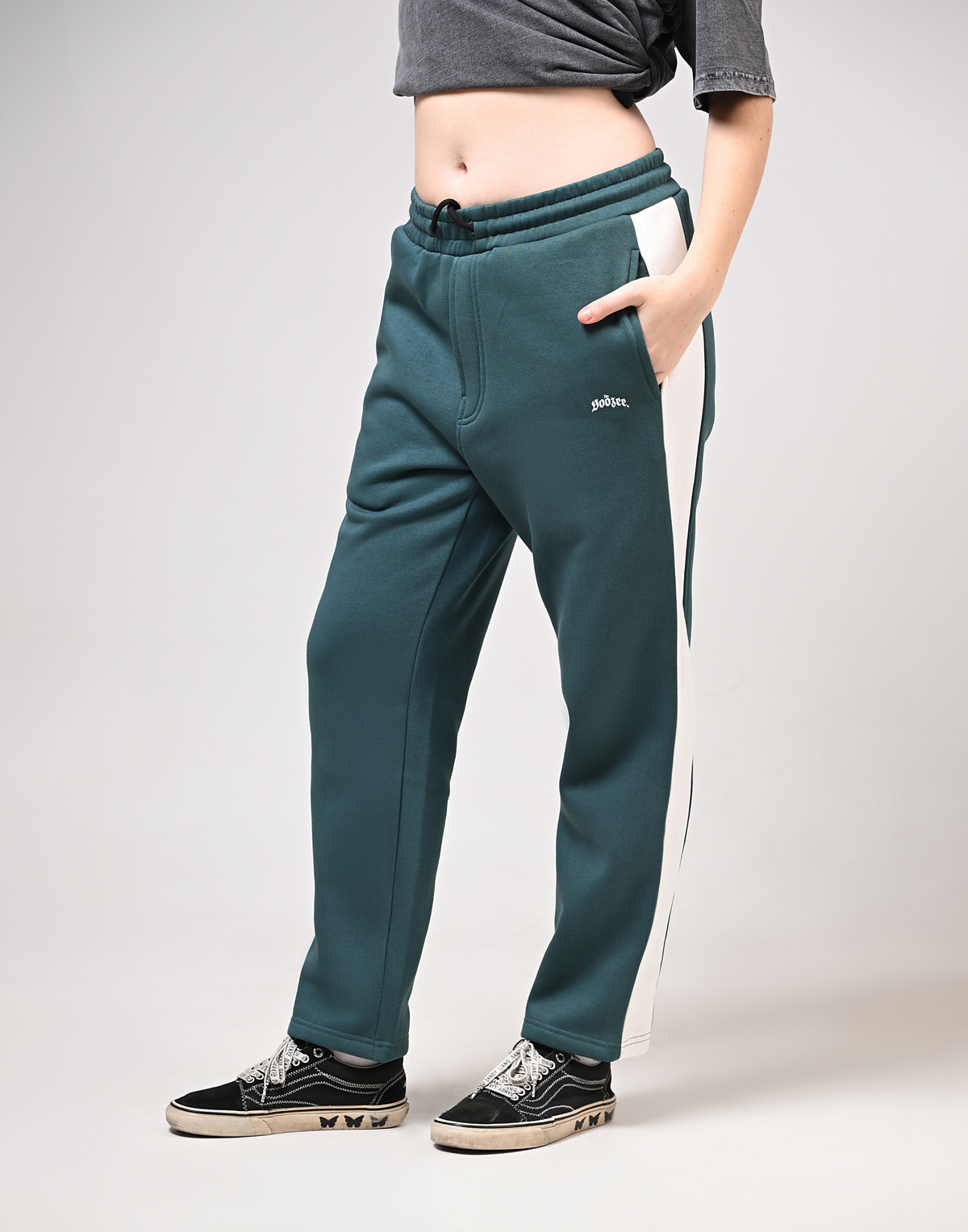 Green Warm Fleece Pants