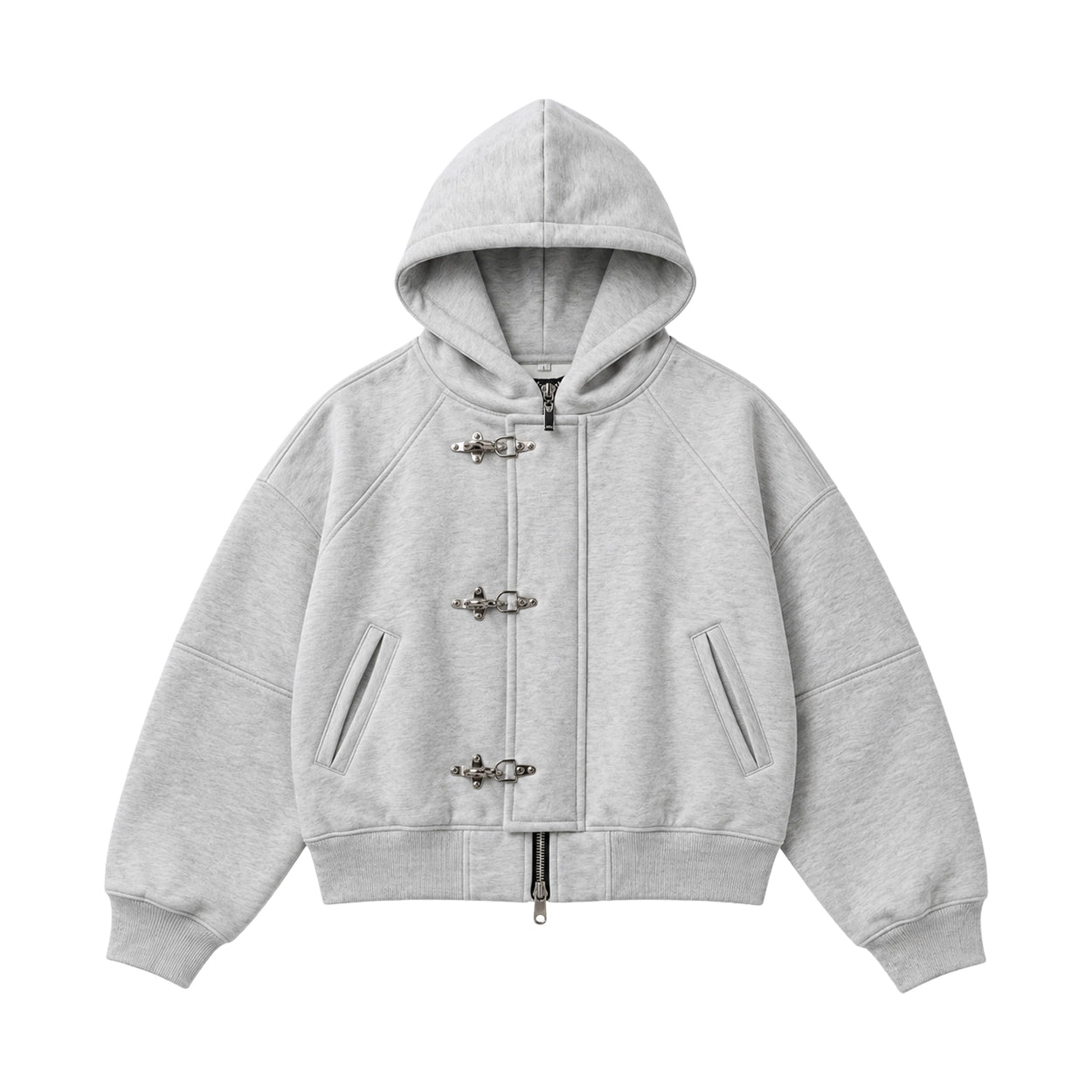 Grey Matter Clasp Hoodie