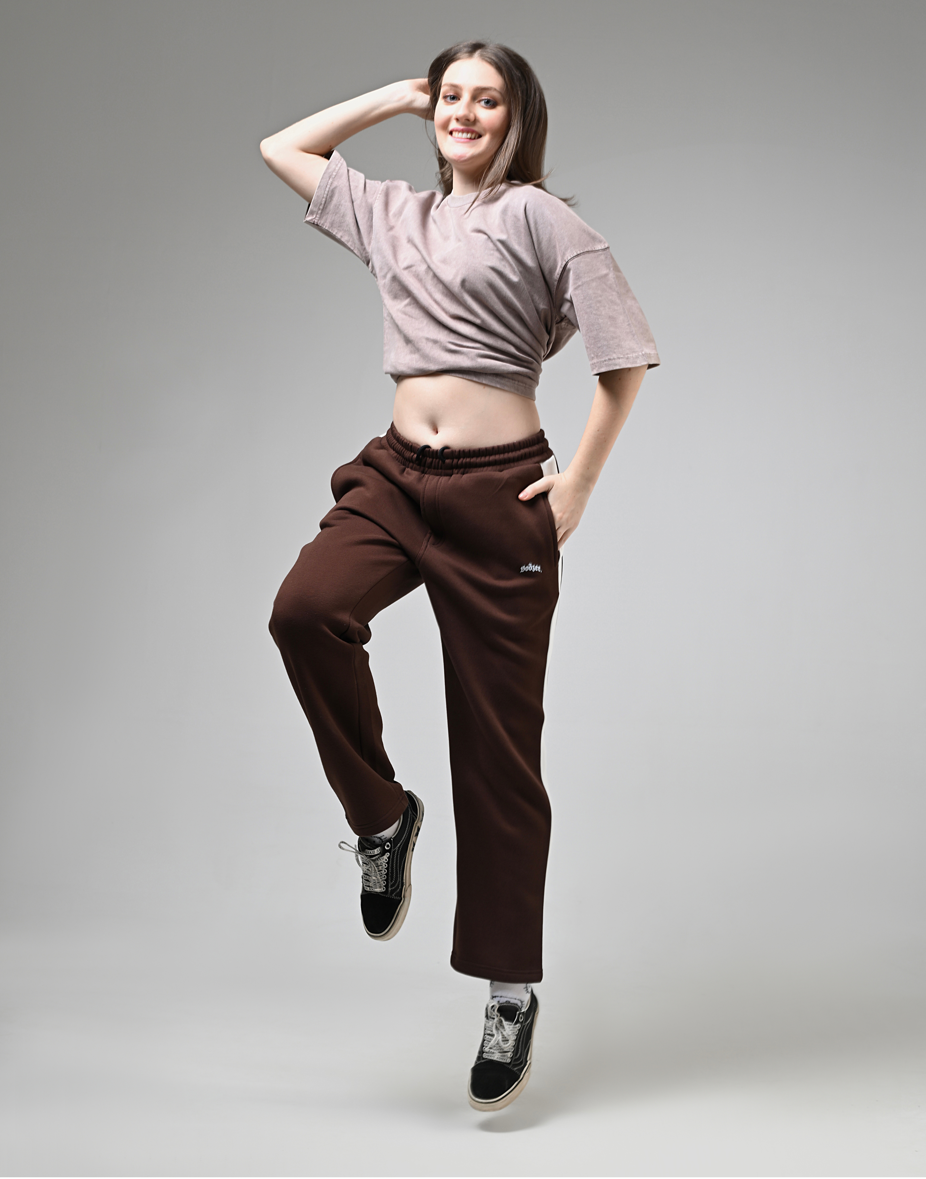 Brown Fleece Warm Pant