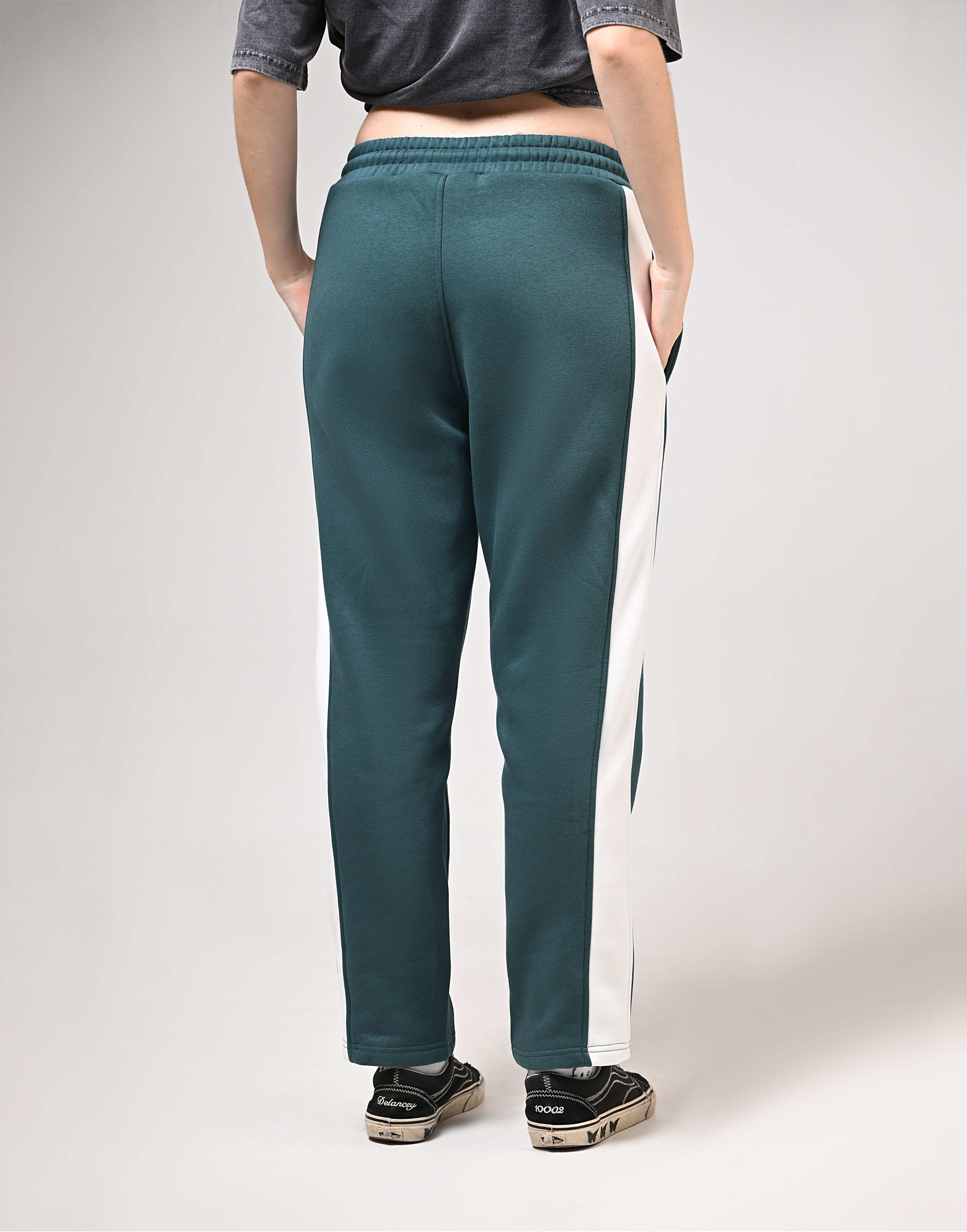 Green Warm Fleece Pants