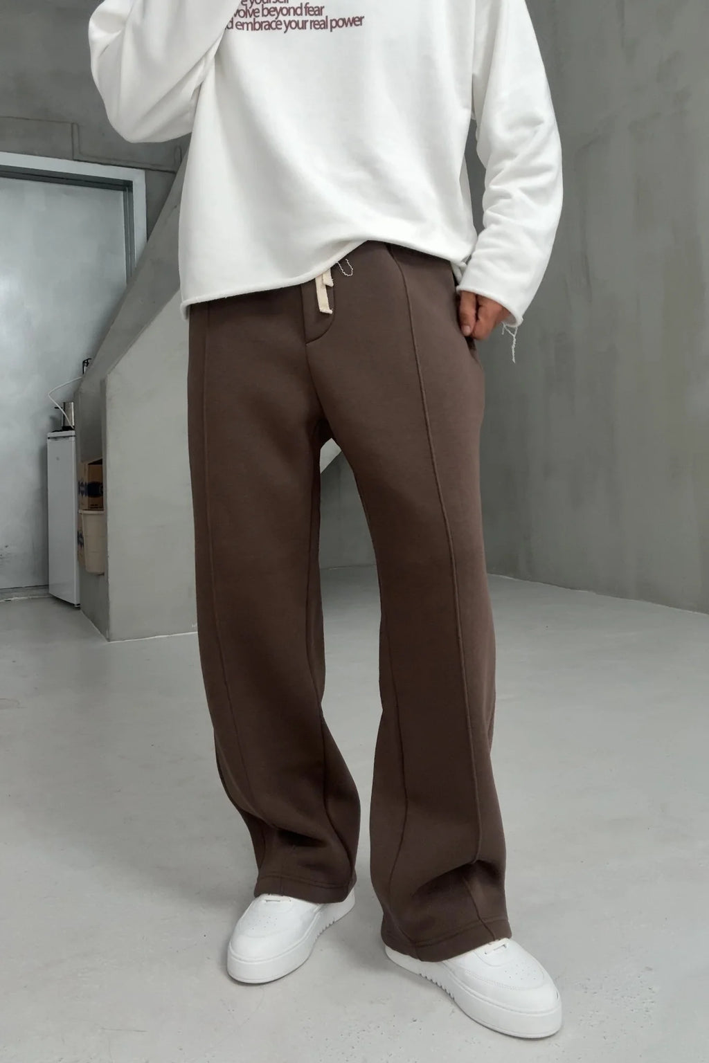 Brown Tactical Sweatpants