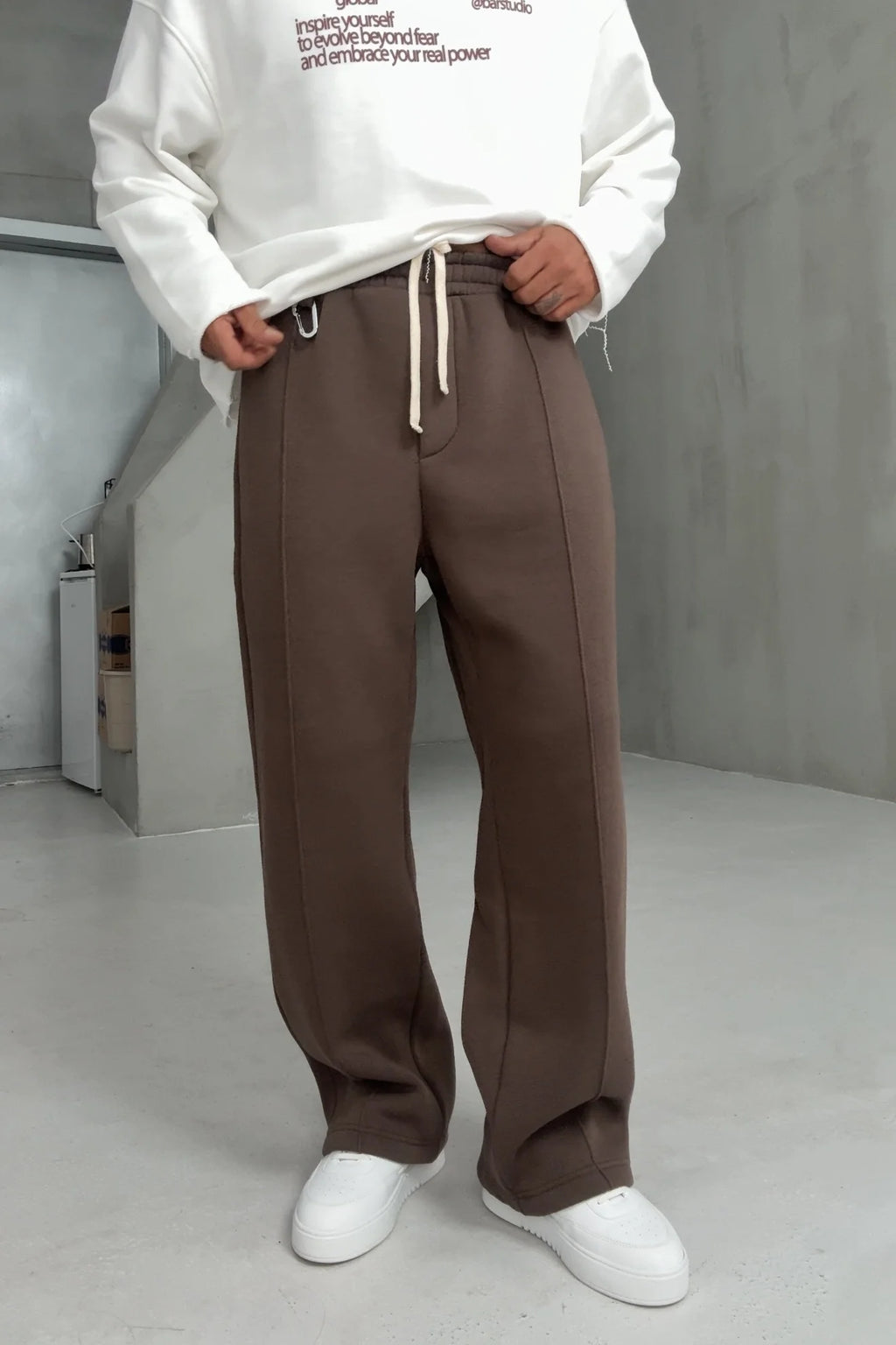 Brown Tactical Sweatpants