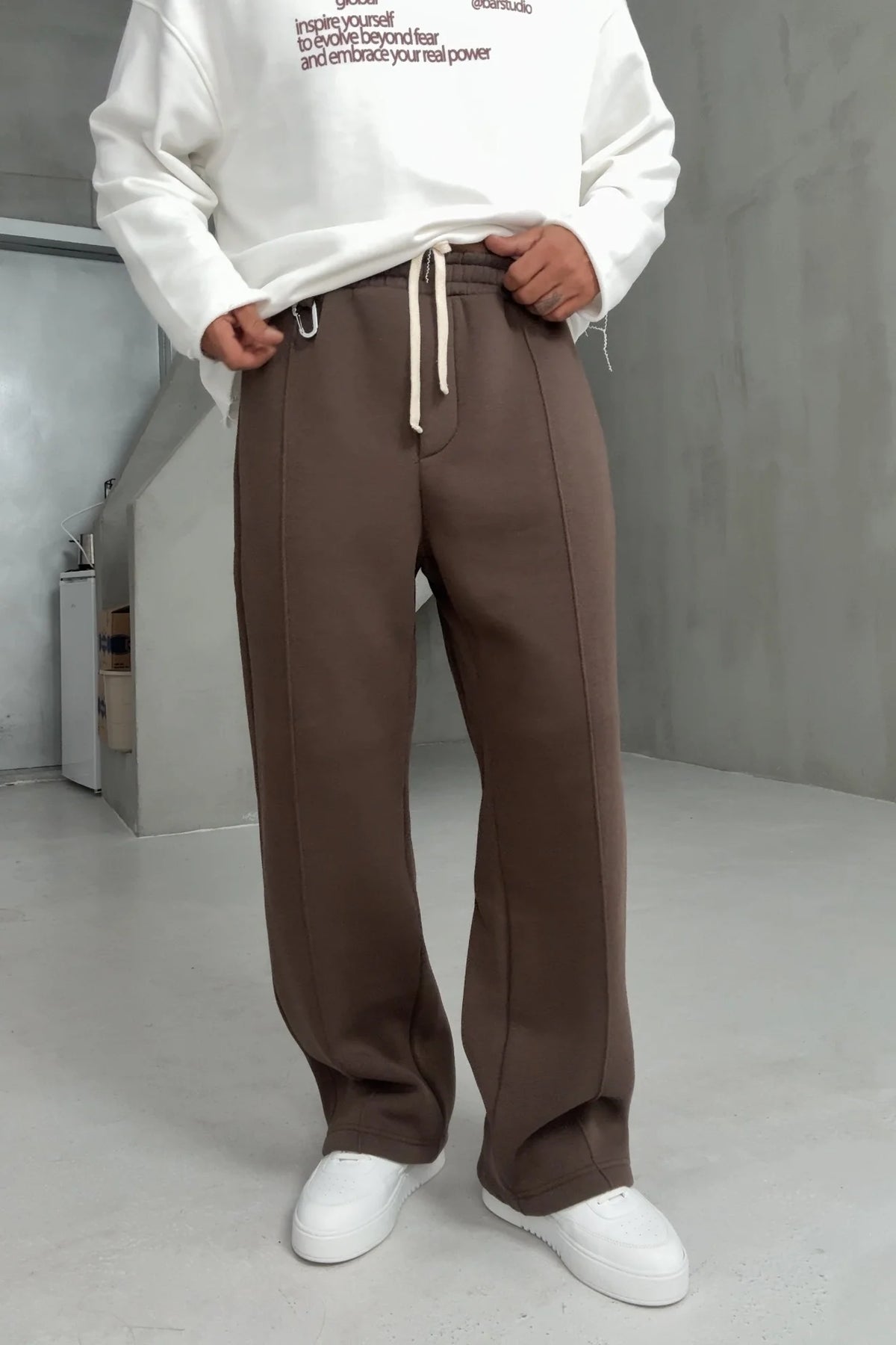 Brown Tactical Sweatpants