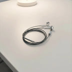 Chrome Silver Earphones