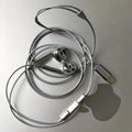 Chrome Silver Earphones