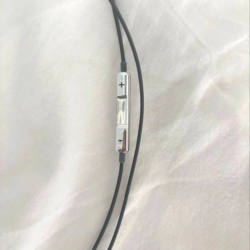 Chrome Silver Earphones