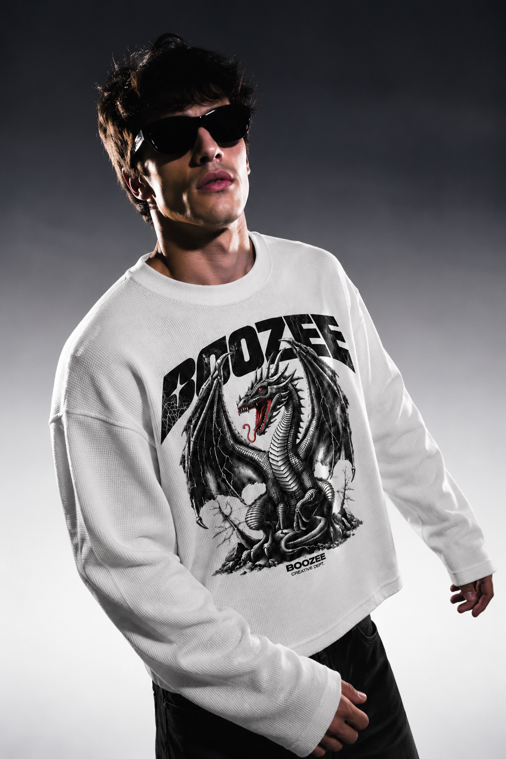 Shadow Beast Waffle Crewneck