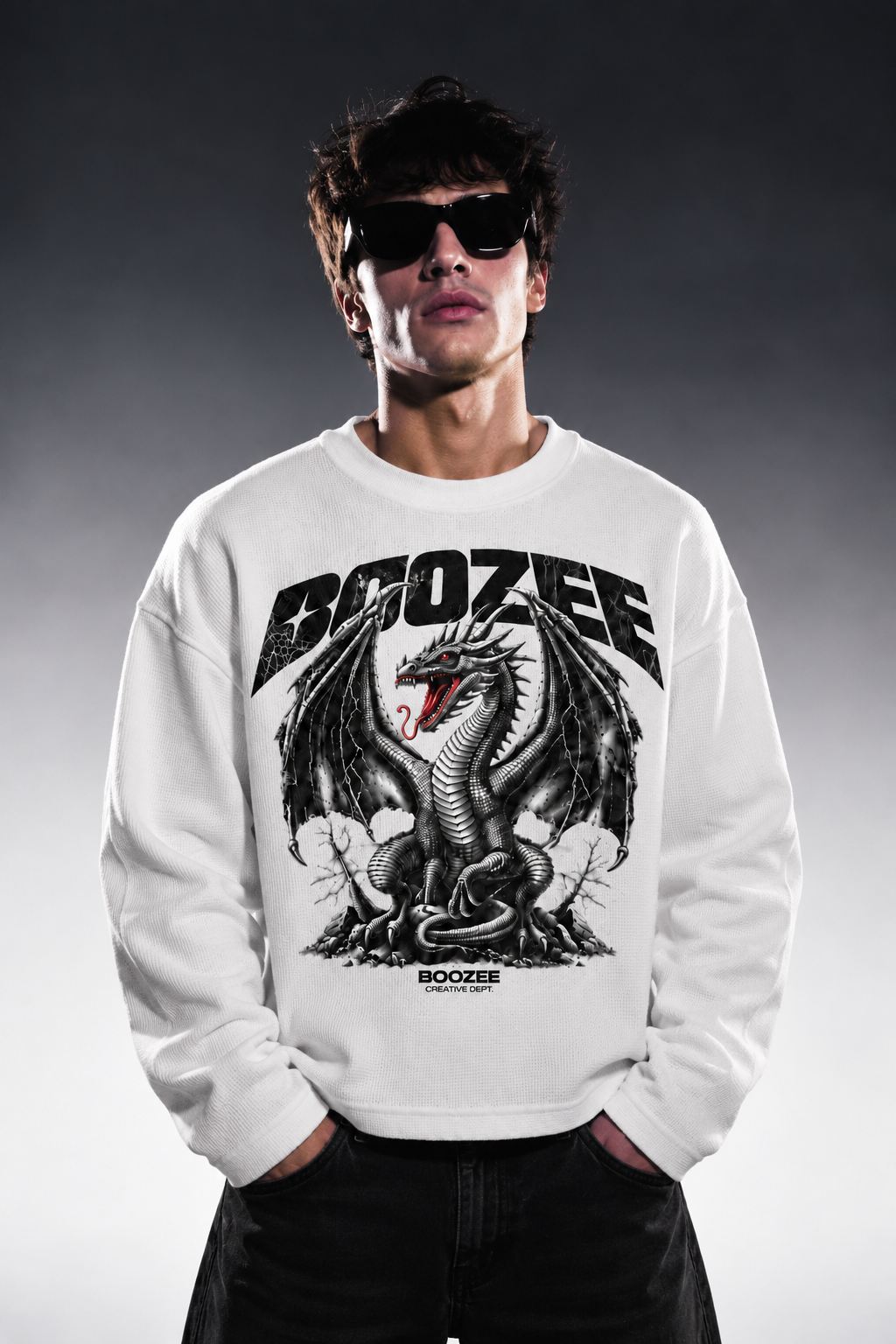 Shadow Beast Waffle Crewneck