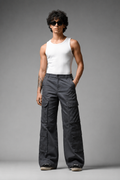 Deep Grey Cargo Pants