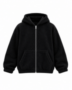 Midnight Sherpa Zip Hoodie