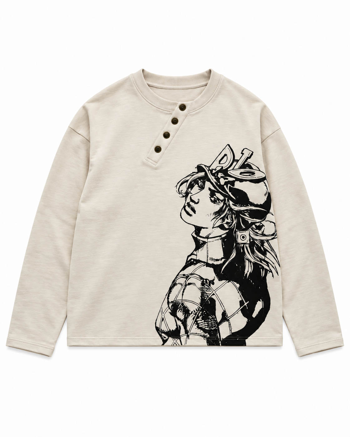 Joestar Shadow Henley Tee