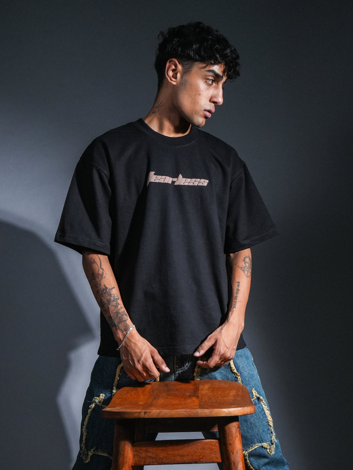 Fearless Tiger Oversized T Shirt