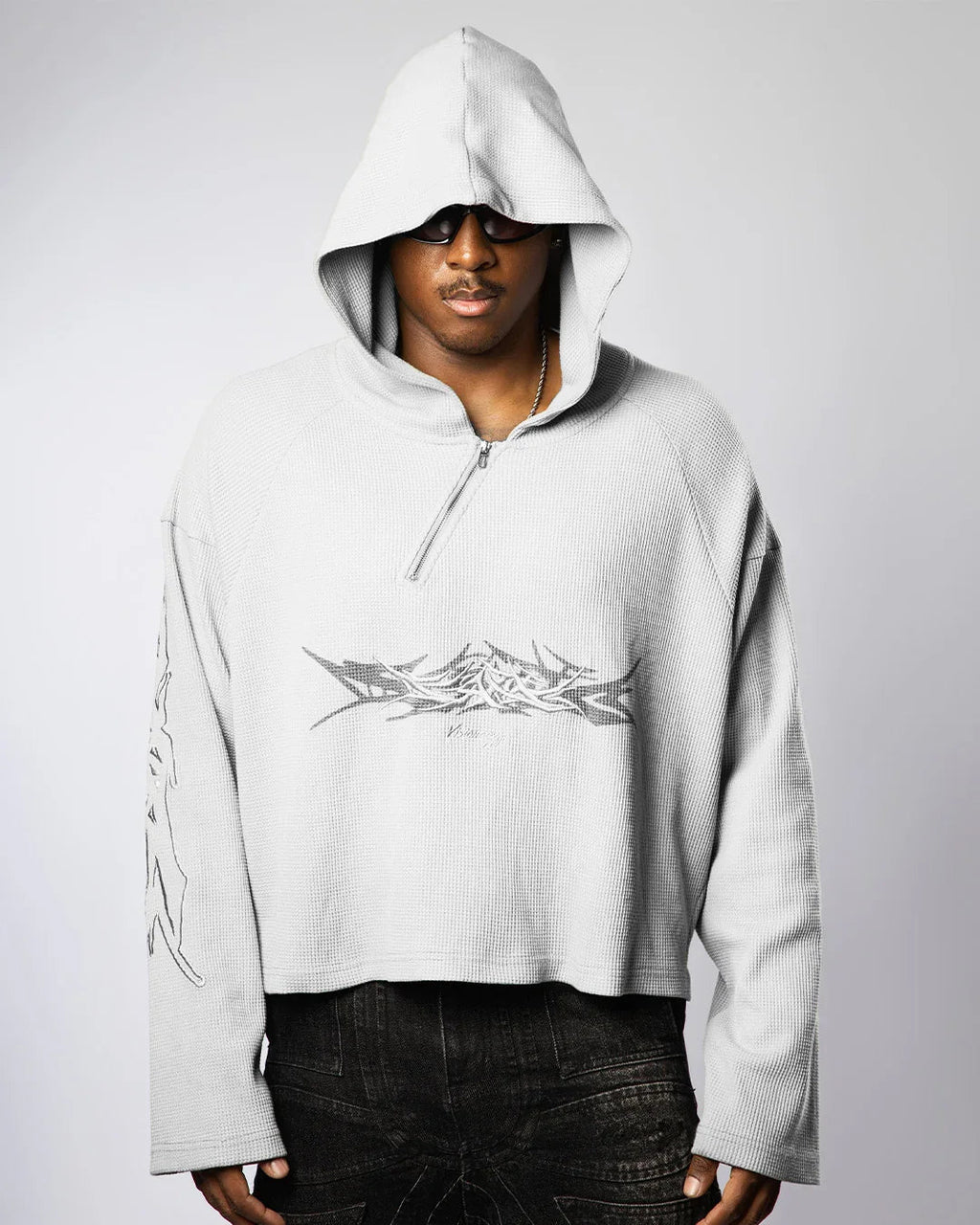 Ashen Waffle Hoodie