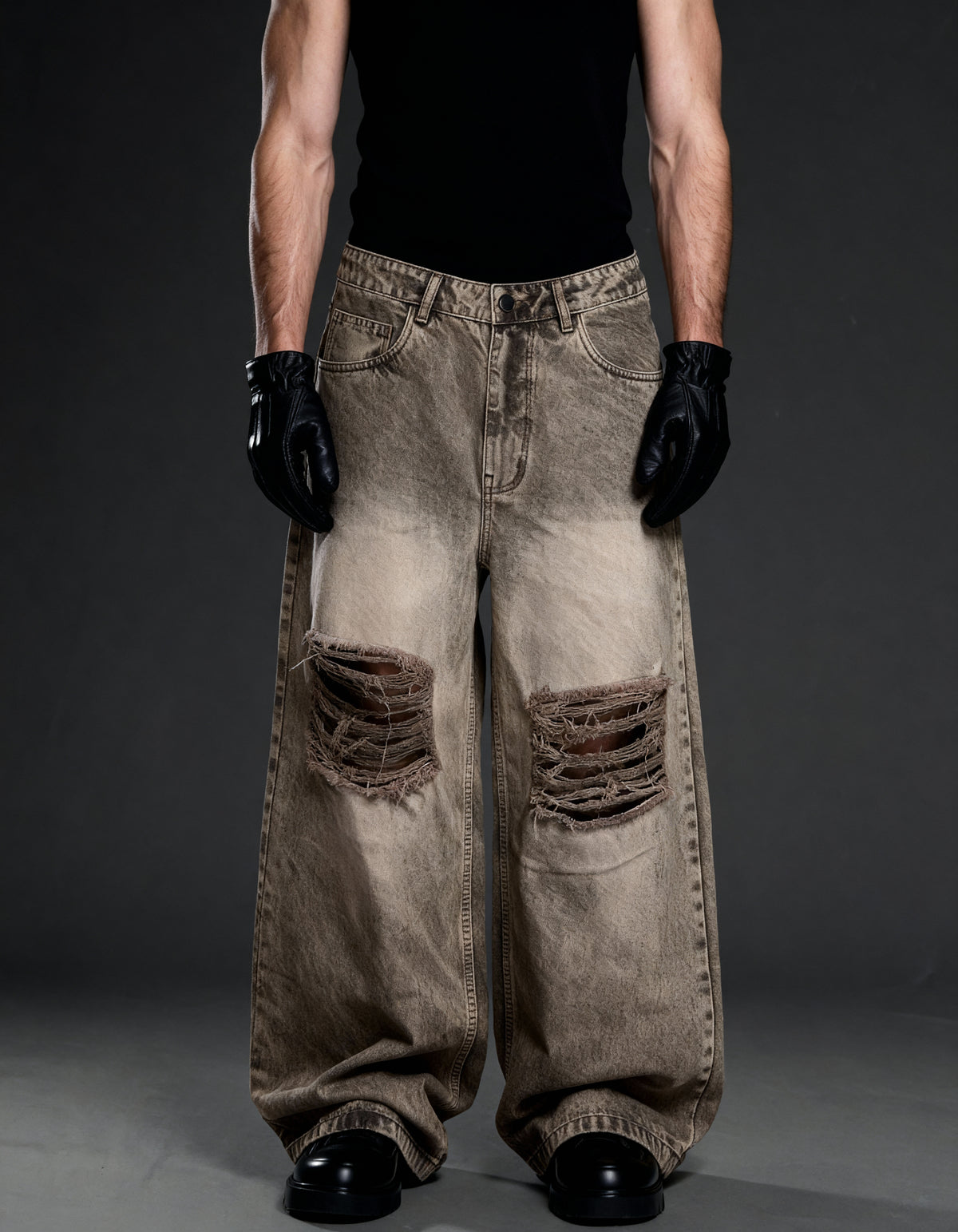 Sand Wash Baggy Denim