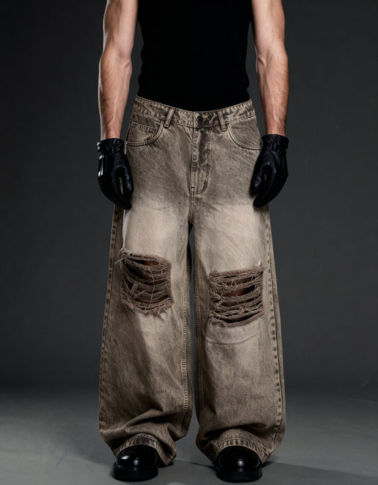 Sand Wash Baggy Denim