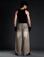 Sand Wash Baggy Denim