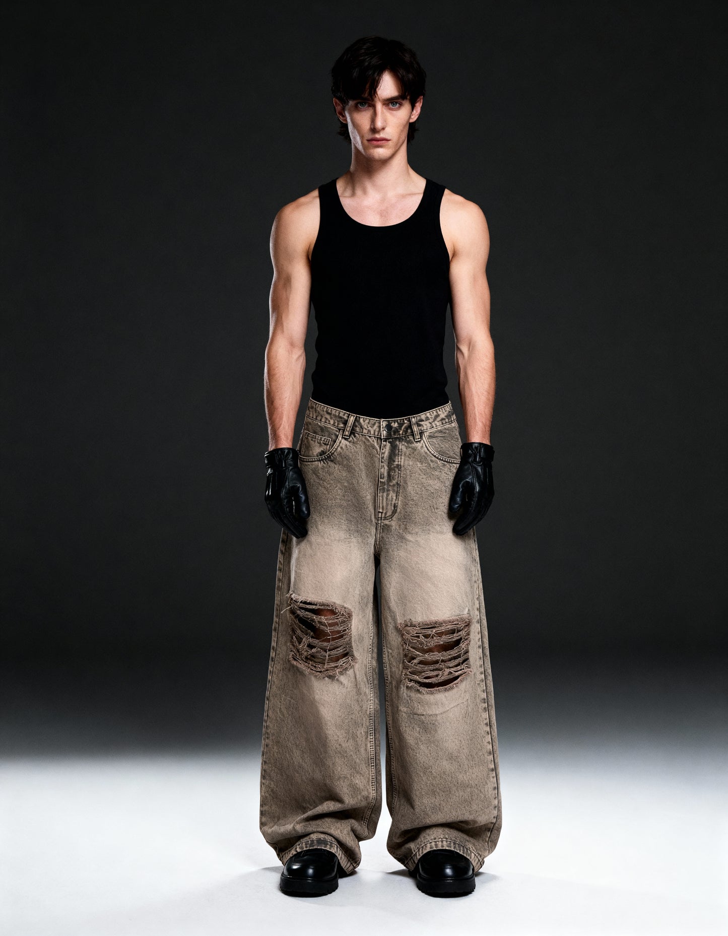 Sand Wash Baggy Denim